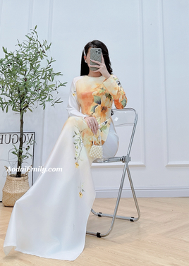 RENATA Printed flowers pattern