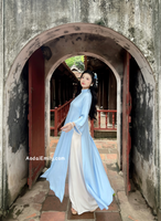 VIOLETA  Loosing Blue modern ao dai with simple designs