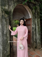 AVIANA Loosing Pink modern ao dai with simple designs