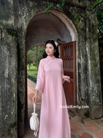 AVIANA Loosing Pink modern ao dai with simple designs