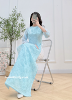 ZAHRA Light Blue Matching Mom & Girl