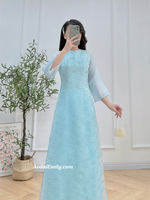 ZAHRA Light Blue Matching Mom & Girl