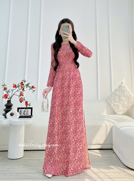 TAYTUM Ao dài gấm