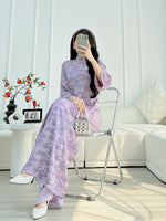 LUISA Loosing Purple modern ao dai set