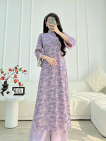 LUISA Loosing Purple modern ao dai set