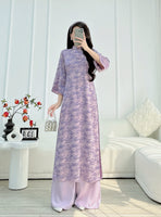 LUISA Loosing Purple modern ao dai set