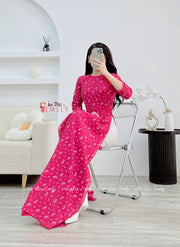 Double layers Fuchsia mini birds