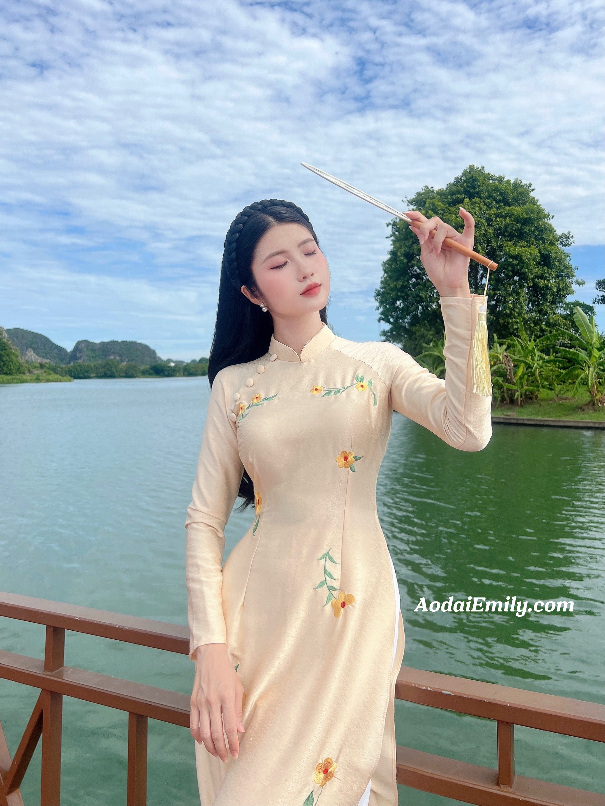 Embroidery ao dai