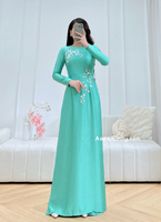 STEVIE Hand beading 3D flowers with crystals