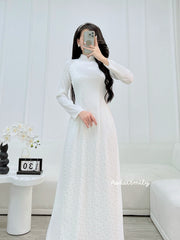 Double layers White Gam with pearls