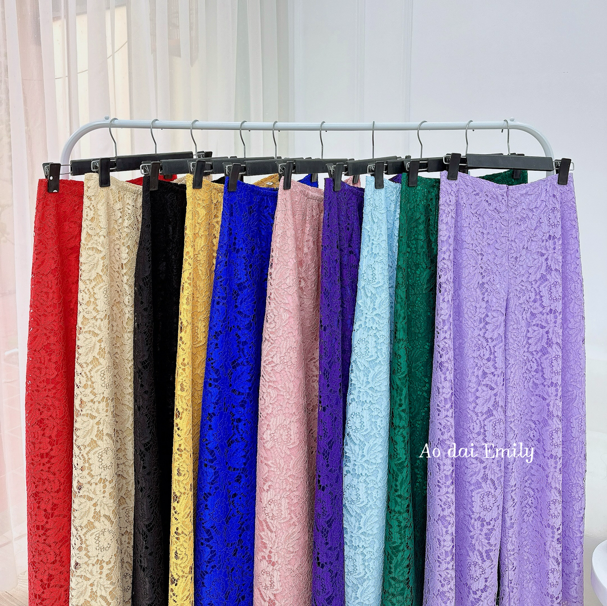 BUTTERCUP Multi colors Lace Pants for Ao Dai| Double layers
