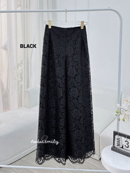 Black lace Pants for Ao Dai| Pre made LACE pants