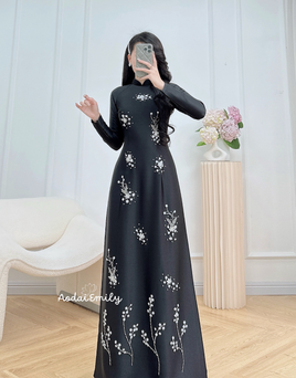SELAH Hand beading crystals Ao dai