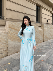 Lily of the valley flowers with crystals Ao dai| Gerbera Daisy