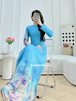 HANA Printed Blue flowers flowers pattern