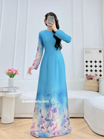 HANA Printed Blue flowers flowers pattern