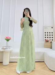 Traditional Lace áo dài| | Alia