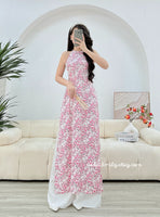 INDIE Fuchsia Sleeveless Mini sakura blossom