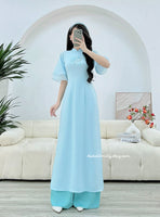 MERCY Baby blue Matching Mom and baby Girl