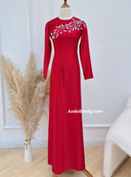 VALERIA Hand beading flowers ao dai