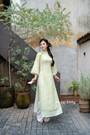 Modern Sparkling Lace áo dài | Date
