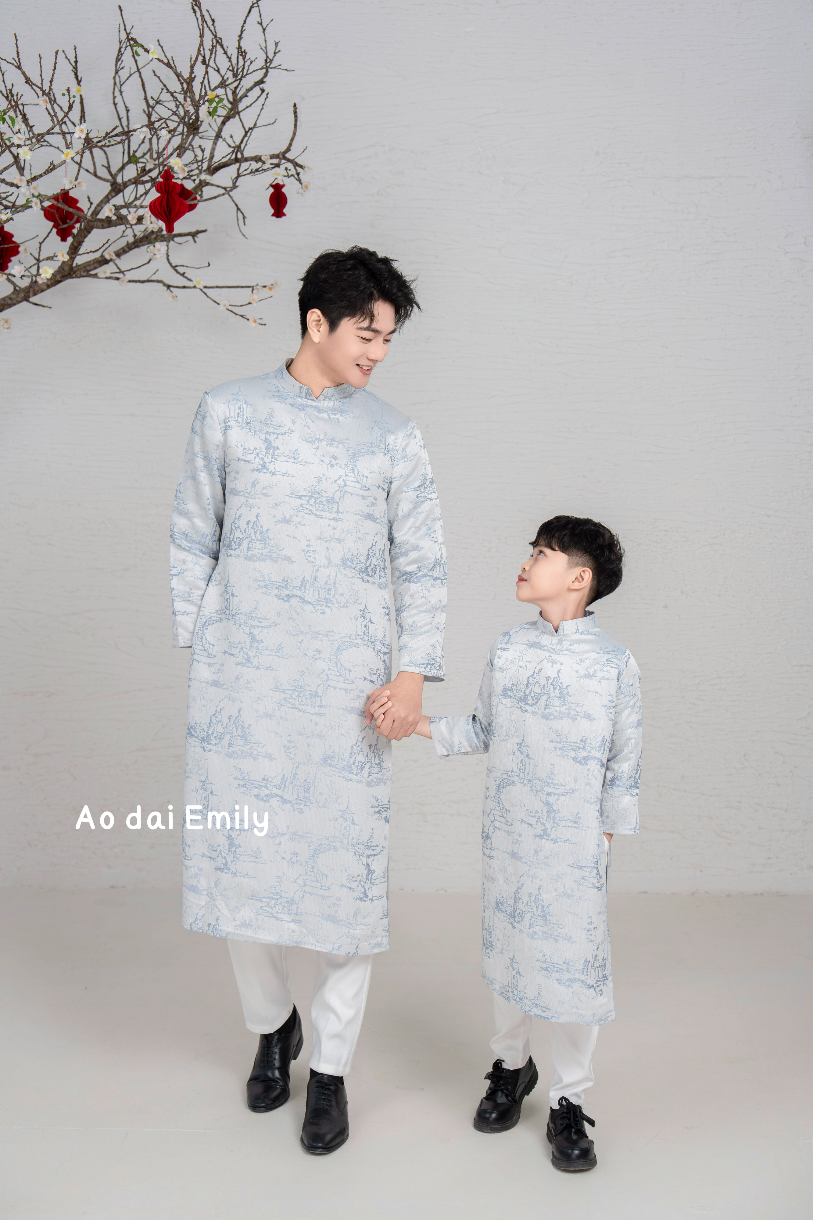 Matching Dad/Boy Pre made Ao Dai|