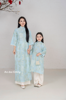 Light Blue Matching Family Spring patterns