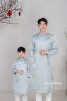 Light Blue Matching Family Spring patterns