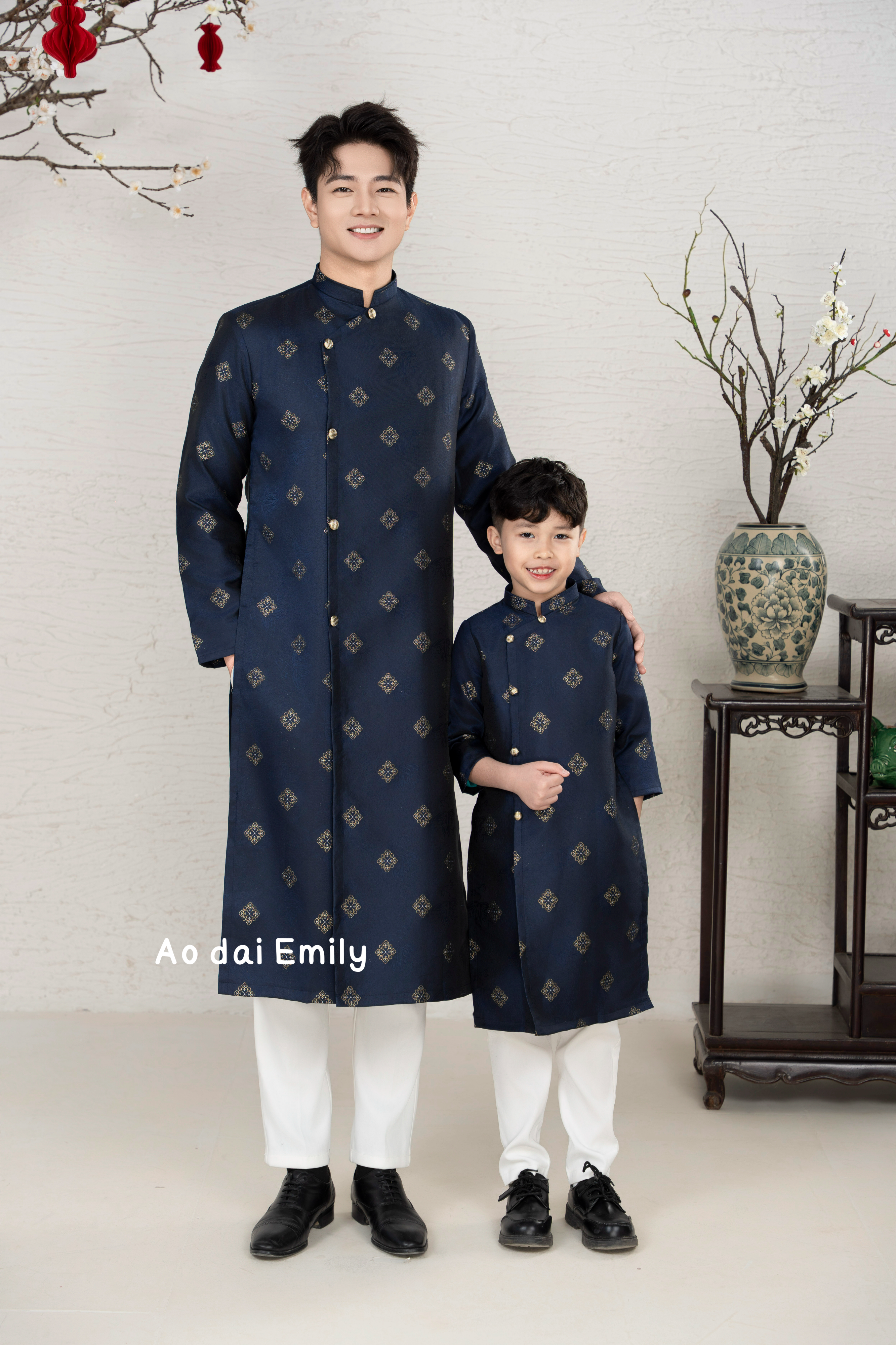 Matching Dad/Boy Pre made Ao Dai|