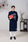 Midnight Blue Ao dai for men with Dragon embroidery