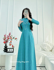 Pre made traditional ao dai Viet Nam